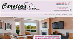 Desktop Screenshot of carolinacarpetcleaning.com